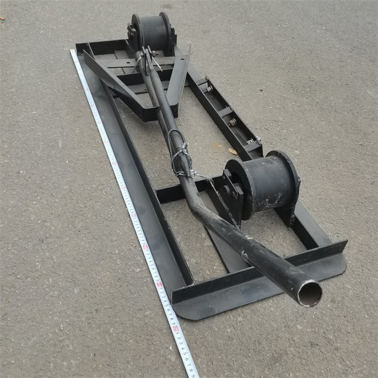 手推式铁路钢轨平板运轨车 高效轻便的单轨运输解决方案